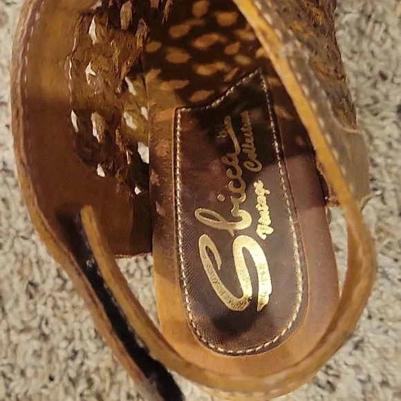 Sbicca open toe chunky heels - Picture 4 of 5